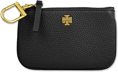 145311 Small female wallet in grained leather with keychain and card holder, 001 black, wallet.. Experience hassle-free shopping with DIAYTAR NIGERIA's user-friendly platform and prompt delivery service.