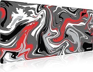 Large mouse of anti -slip vape vape game with sewn edges (700 x 300 mm, red and black) 0071.. DIAYTAR NIGERIA: Where every shopping need is met with affordable prices and timely delivery.