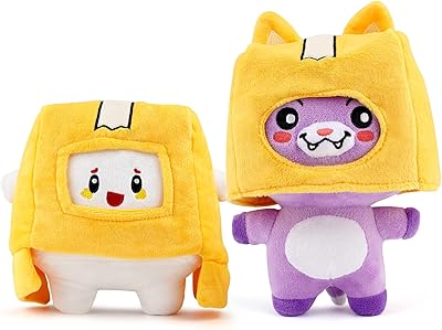 Hyhy Lanky Toys Foxy Anime and Boxy Lot of 2 plush dolls, pretty removable robot doll.. Unlock endless possibilities with DIAYTAR NIGERIA's affordable marketplace and reliable delivery service.