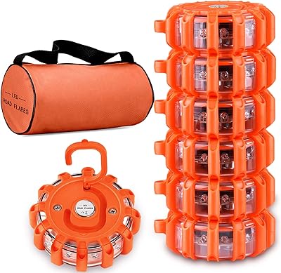 Top Fit Emergency Road Safety Kit with magnetic base and hook for cars, trucks and boats | 9 flashing modes (batteries not included) (6).. DIAYTAR NIGERIA: Bringing quality products to your doorstep at prices that won't break the bank.