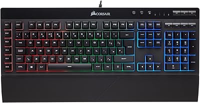 Gaming keyboard at CROSAIR K55 membrane (6 programmable macro keys.. Experience the power of choice with DIAYTAR NIGERIA's extensive catalog and reliable delivery service.