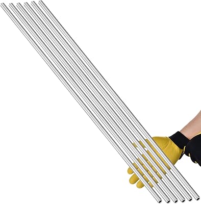 Round aluminum tube 6063, outer diameter 1/4 "x wall 0.03" x length 36 ", straight aluminum tube without welding, 6 parts.. Shop with confidence at DIAYTAR NIGERIA, offering thousands of products with budget-friendly shipping.