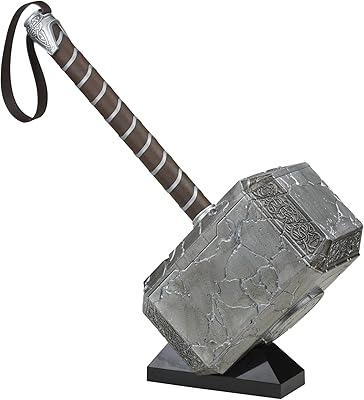 Marvel Legends Mighty Thor Mjolnir luxury electronic hammer with lights and sound effects, role play Love and Thunder.. Experience the convenience of one-stop shopping with DIAYTAR NIGERIA's diverse and affordable marketplace.