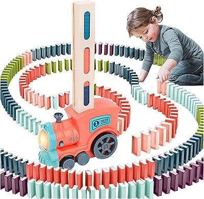 Domino Fuokatin train toy Set of Automatic Stacking Blocks Domino Children's Construction Toy.. Enjoy the simplicity of shopping with DIAYTAR NIGERIA, offering vast choices delivered in just 5-8 days.