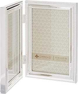 Lawrence Frame frame frame double hinge (vertical) in silver plated metal with microbeads, 10 cm x 15 cm.. Nigeria's fastest-growing e-commerce site offers unbeatable prices and delivery within 8 days.