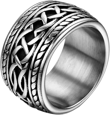 New exquisite thumb ring in stainless steel, size 14.3 mm, for men, suitable for engagement and marriage, stainless steel.. DIAYTAR NIGERIA: Revolutionizing accessibility to quality products at budget-friendly prices across Nigeria.