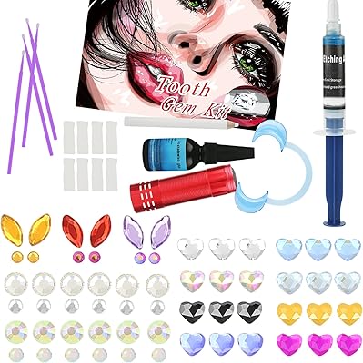 Tokpela DIY dental gems kit with glue and polymerizing lamp, jewelry kit in teeth crystal, dental gems kit with 60 crystals and cheek retractor, precious stones and other accessories.. Nigeria's e-commerce leader delivers unmatched variety and value to your doorstep in just 5-8 days.