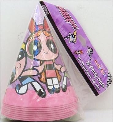 Cartoon Network the PowerPuff Girls - Lot of 8 celebration hats (flower, butterfly and bubble).. Shop for everything you need at DIAYTAR NIGERIA, with budget-friendly prices and quick delivery.