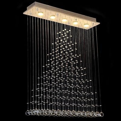DST crystal chandelier ceiling lights, modern rectangular chandeliers lighting the LED hanging lights built for dining room, living room, bedroom, entrance hall, living room, l80cm W20cm H102cm.. DIAYTAR NIGERIA delivers more than purchases - we deliver affordable shopping solutions within the week.