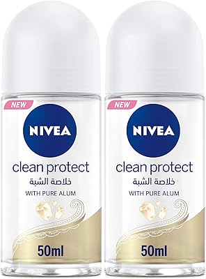 Nivea Clean Protect Roll-On Antisudorific Anti-Transpiring with pure alum extract for women, 2 x 50 ml.. DIAYTAR Nigeria: Your one-stop online shop with unbeatable prices and nationwide delivery in under 8 days.