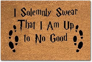 Funny doormat in coconut I solemnly swear that I am not a good door carpet.. DIAYTAR NIGERIA puts thousands of products at your fingertips with affordable prices and delivery within a week.