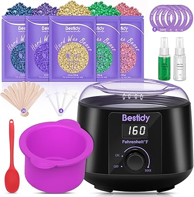BESTIDE Waxed hair removal kit, Digital wax heater with hard wax pearls for women and men, for complete Brazilian hair removal of the body, legs, face, eyebrows and armpits.. Nigeria's most loved e-commerce platform delivers affordable shopping solutions to your doorstep.