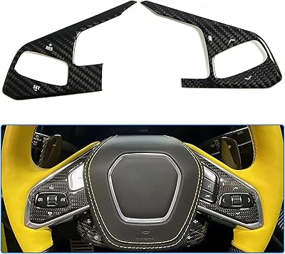 Carrier steering wheel button for Corvette C8 2020 2021 2022 2023, interior garnish in real carbon fiber (3 type A buttons).. DIAYTAR NIGERIA connects Nigerians with quality products at affordable prices, delivered in 5-8 days nationwide.