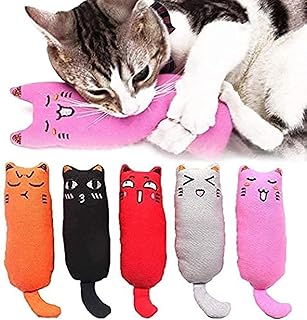 Mixiao 5 pieces cat toy toy joy joy jeture for chat cat chewing with chat herb filled with cat grass.. DIAYTAR NIGERIA brings the marketplace home to you with affordable prices and delivery in 5-8 days.