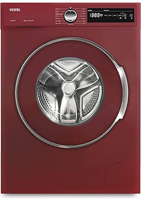 Brown washing machine with steam function, 8 kg of vestel, manufactured in Türkiye, 1200 rpm, front load, inverter engine, approved ESMA, energy A ++ 18 programs, LED screen, 5 year warranty... DIAYTAR NIGERIA: Bridging the gap between consumers and quality products with affordable nationwide shipping.