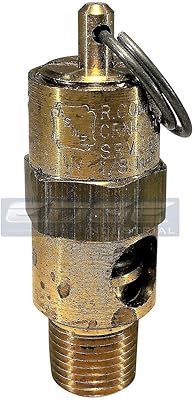 1/8 \ "ASME brass safety valve, American manufacturing, compressed air stop valve (70 psi).. Nigeria's fastest-growing e-commerce site offers unbeatable prices and delivery within 8 days.