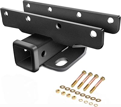 Draxon towing bumper receiver, compatible with Jeep Wrangler JK 4 doors and 2 doors, Hitch with screw kit.. DIAYTAR NIGERIA: Where quality products become affordable with our nationwide shipping service.