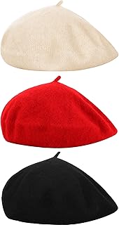 3 pieces French style Béret color hat united winter hat for women girls relaxed, m.. DIAYTAR NIGERIA connects you with endless possibilities through our affordable e-commerce platform.