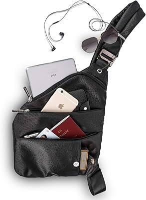 Simple waterproof shoulder bag, Classic slim anti -theft strap bag for cycling hiking trip with helmet port, black, shoulder bag.. Your comprehensive marketplace awaits at DIAYTAR NIGERIA with affordable prices and reliable delivery times.