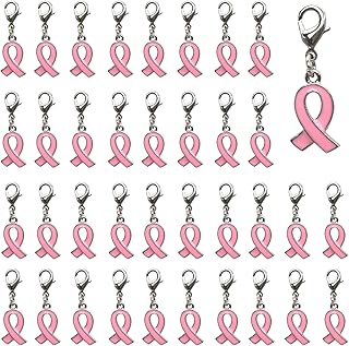 50pccs in pink ribbon awareness of breast cancer for the manufacture of breast cancer support jewelry.. Experience the ease of modern shopping with DIAYTAR NIGERIA's vast selection and quick delivery service.