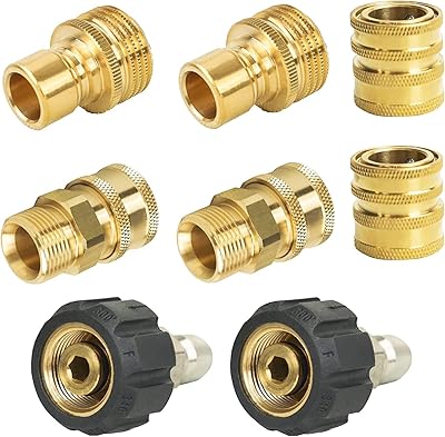 High pressure cleaner adapter kit Quick disconnection kit with connector.. Experience shopping without compromise at DIAYTAR NIGERIA, with vast selection and quick delivery.