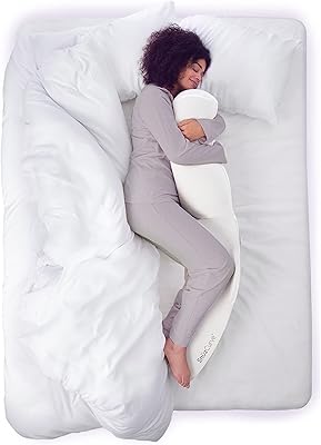 White curve snooz pregnancy pillow.. DIAYTAR NIGERIA: Where quality meets accessibility with affordable prices and prompt shipping.