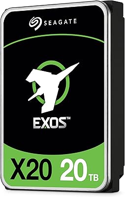 Internal hard drive Seagate Exos X20 20 TB - SATA 6 GB/S 3.5 inch hyperscal disk, 7,200 rpm, average time between 2.5 MB, Fastformat 512e and 4kn, low latency with improved chatting (ST20000NM007D).. DIAYTAR NIGERIA makes quality accessible with our affordable prices and dependable delivery service.