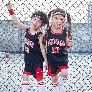 Children's jersey - Chicago Bulls basketball jersey #23 Michael Jordan Logo, Universal Sportswear Sans Gondu (3xs85 ~ 95cm), 3xs85 ~ 95cm.. Experience hassle-free shopping with DIAYTAR NIGERIA's user-friendly platform and prompt delivery service.