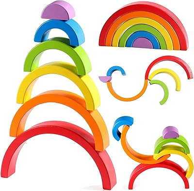 ALISSAMIN nested wooden puzzle cubes in the colors of the rainbow, educational games for young children.. Shop smarter with DIAYTAR Nigeria — affordable prices and a wide product range delivered in just 5 to 8 days.