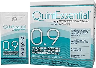 Quicksilver Scientific Quintesentials 0.9 sachets - isotonic solution with sea water minerals + spring water - liquid hydration, electrolytes + multi -vanimineral supplement (30 units).. Shop quality and variety at unbeatable prices on DIAYTAR Nigeria — delivery in under 8 days.