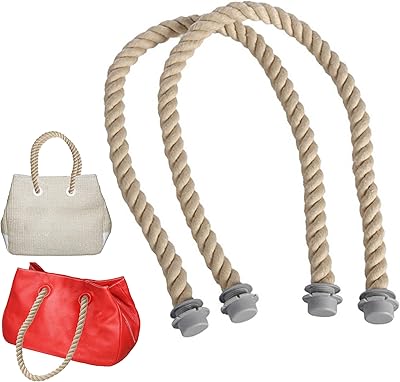 FVVMEED Obag 25-inch Obag rope handle with canvas insert, braided handbag strap, replacement repair band for Obag handbag, canvas shoulder bag, tote, practical accessories (beige).. DIAYTAR NIGERIA delivers more than products - we deliver affordable shopping satisfaction nationwide.