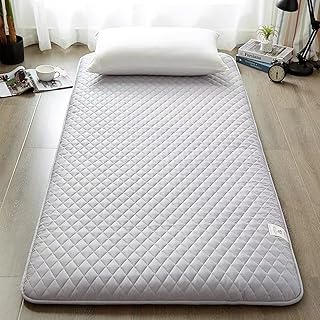 Japanese floor mattress with non -slip base, fine tatami sleeping mattress, shiki futon mattress, futon, foldable and portable mattress, gray, double waist.. Shop with confidence at DIAYTAR NIGERIA, enjoying competitive prices and delivery within 8 days.