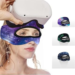 VR eyes mask, adjustable breathable sports band for Oculus Quest 2, HTC Vive, PS, Gear VR Exercise 3pcs (blue + light green + star powder).. One platform, endless products — welcome to DIAYTAR Nigeria.