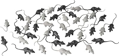 Xacasinine 40 pieces Model Mini mice in realistic plastic for pranks.. Skip the traffic, shop online — DIAYTAR Nigeria brings it to you.
