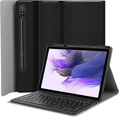 Case with keyboard for Samsung Galaxy Tab S8+ S7 Fe S7+ 12.4 inches-Geotech case with removable wireless keyboard cover for Galaxy Tab S8+ SM-X800/X806 2022 S7 Fe SM-T730/T733/T736/T738 2021 S7+ 2020.. Shop from anywhere in Nigeria with DIAYTAR's extensive selection and budget-friendly shipping options.