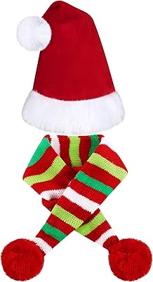 2 pieces of Santa Claus for dogs of Santa Claus Santa Claus for Christmas Animals for Cats Dogs Cats Cost Supplies S multicolored Syhood-Dog Santa Hat-07.. DIAYTAR NIGERIA: Making quality products accessible to all Nigerians at affordable prices.
