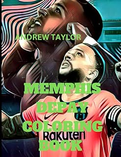 Memphis Depay coloring book.. DIAYTAR NIGERIA delivers affordability and convenience to your doorstep within 8 days of purchase.
