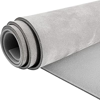 Homchek garnish of light gray suede car flag 48 "L x 60" L with 1/9 "foam support for roofing garnish to protect the ABC pillar pillar garnish from car roof carpet replacement of carpet 19.37 square feet.. Tired of overpriced goods and slow delivery? DIAYTAR Nigeria brings affordability and speed together with a wide selection of products.