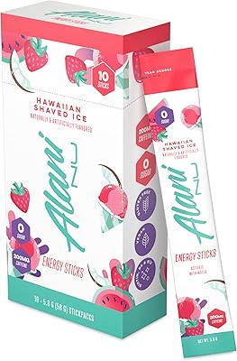 Alani Nu Energy Stick Saches, activated with water, 200 mg of caffeine, 0 sugar, 30 mcg of biotin, formulated with amino acids such as L-theanine to avoid accidents, Hawaiian crushed ice, 10 sticks per package.. Shop without limits at DIAYTAR NIGERIA and receive your purchases at budget prices within the week.