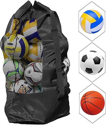 HQDEAL BALL OF BALL IN EXTRA WATER WATER MEETING, ROBUST FOOTBALL BAG, Drilling Bag, Basketball, Volleyball, Rugby, Take-up storage bag that can contain 15 balls.. DIAYTAR NIGERIA: Where affordability and variety come together with nationwide 5-8 day delivery.