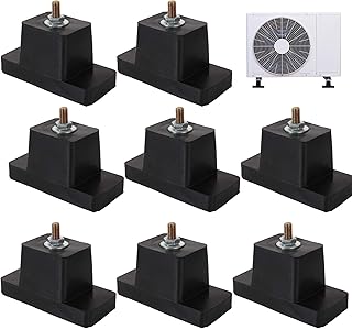 Package of 8 air conditioning supports, anti-vibration air conditioner mounting support, shock-resistant rubber pads, vibration insulator, installation support for mini outdoor air conditioning, air conditioning condenser.. Your digital marketplace solution, DIAYTAR NIGERIA delivers quality and value within the week.