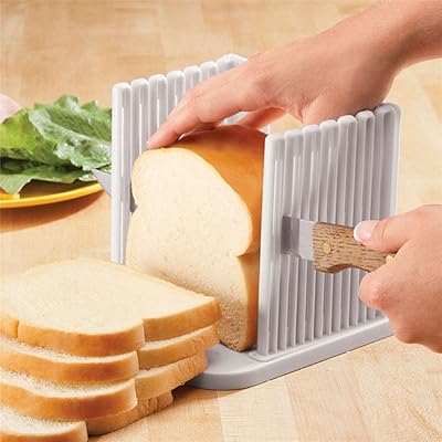 Adjustable bread slicer singling guide for plastic home cooking.. DIAYTAR NIGERIA puts thousands of products at your fingertips with affordable prices and delivery within a week.