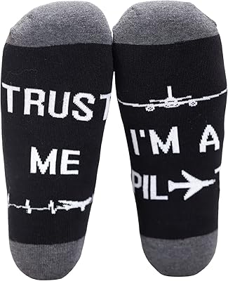 Pilot gifts Fantasy socks 2 pairs of fun pilot socks for men's pilot gift gift, hockey socks on white lawn, 10-10.5.. Experience the joy of convenient shopping with DIAYTAR NIGERIA's vast selection and quick delivery service.