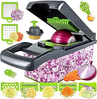 14-in-1 multifunction-lighting cut with container and onion container with steel blades.. Why waste time in traffic when you can shop online at DIAYTAR Nigeria? Enjoy convenience, unbeatable prices, and prompt delivery anywhere in Nigeria.