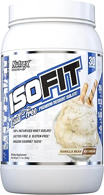 Nutrex Research ISOFIT | Instant lactive protein powder 100 % Lactoserum protein isolate | Muscle recovery, lactose -free, gluten -free | Vanilla pod cream 2 lb 30 portions.. Don’t wait weeks — DIAYTAR Nigeria delivers your order in just a few days.