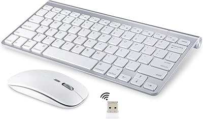 Wireless keyboard and mouse compatible with IMAC, MacBook, Windows and Android tablets.. Discover the convenience of DIAYTAR NIGERIA's vast e-commerce platform with delivery in just 5-8 days.