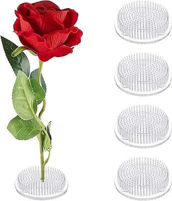Vase with flower plastic flowers, transparent round flower vase for floral arrangement, flower and plant arrangement pins, stationary decoration supplies with DIY base.. DIAYTAR NIGERIA: Where thousands of products meet affordable prices and reliable 5-8 day delivery.