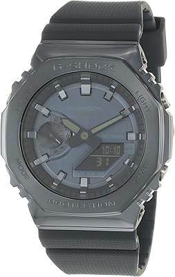 G-Shock analog-numeric watch for men with blue dial and resin bracelet GM-2100N-2adr., Blue, 49.3 × 44.4 × 11.8 mm, bracelet.. With DIAYTAR Nigeria, you can browse through thousands of items at the best prices. Place your order today and receive it in less than a week.