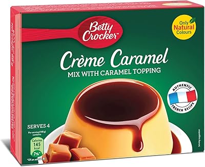 Caramel cream Betty Crocker with caramel garnish, 69 g, fast and easy dessert, for 4 rooms.. Experience the convenience of boundless shopping with DIAYTAR NIGERIA's affordable platform and quick shipping.
