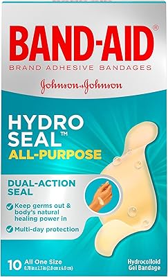 Band-aid brand Hydroseal waterproof adhesive dressings all use for the care of wounds or bulbs, 10 units.. Transform your shopping experience with DIAYTAR NIGERIA's vast product selection delivered at unbeatable prices.